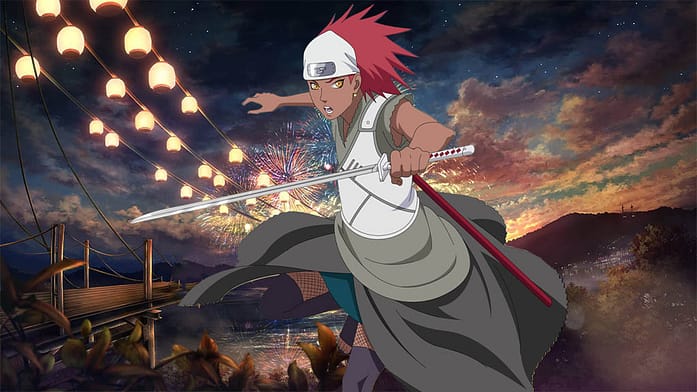 Karui black female from naruto shippuden
