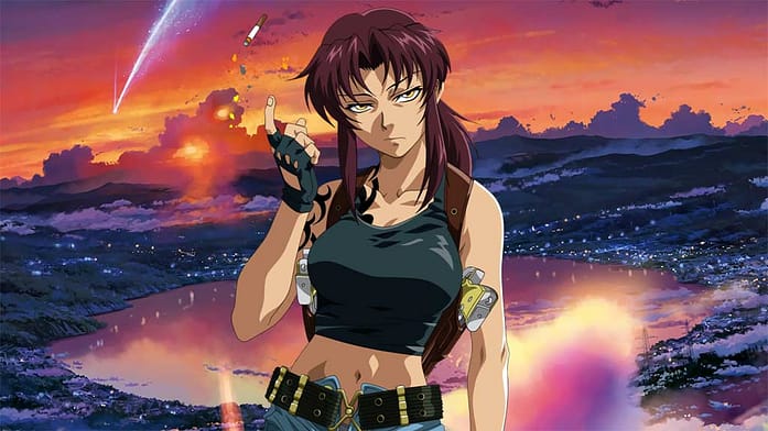 anime girls with brown hair - Revy