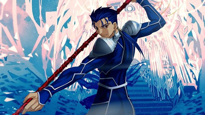 Blue hair anime boys in Fate Series