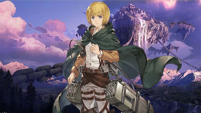 Armin who inherited a Titan's power