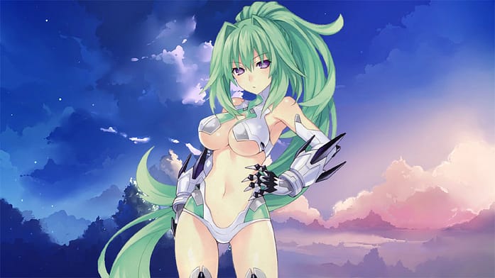 Vert green haired anime characters from hyperdimension neptunia