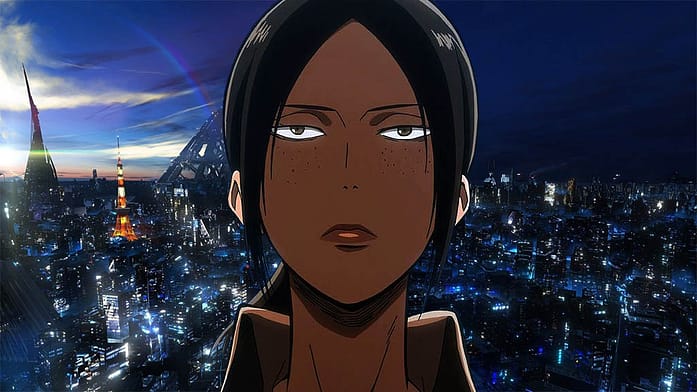 Ymir black anime character from attack on titan