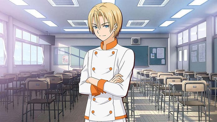Takumi - amazing chef in anime series Food Wars