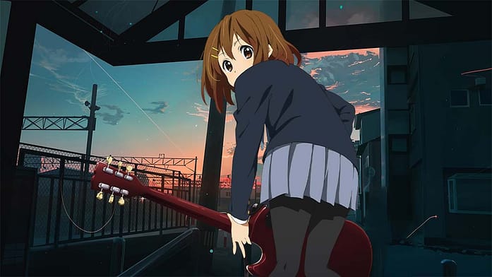 A band of cute anime girls