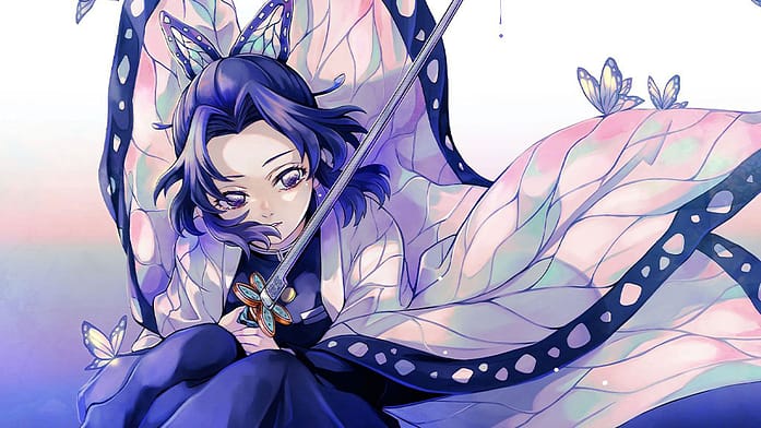 Shinobu Character design: Butterfly theme
