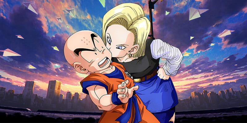 android 18 and krillin anime couples