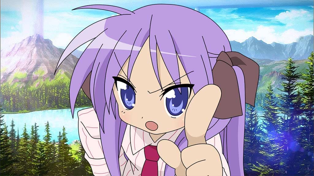 Anime girls with purple hair