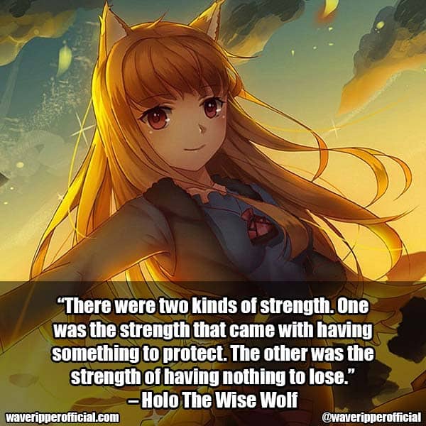 Spice and Wolf Anime Quote 2