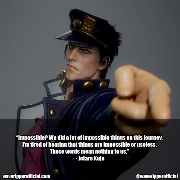 Jotaro Quotes Romaji