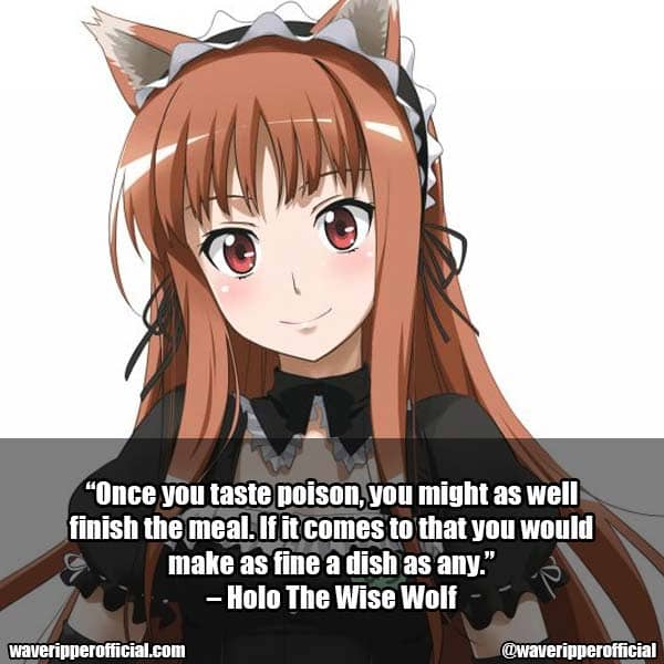 Spice and Wolf Anime Quote 5