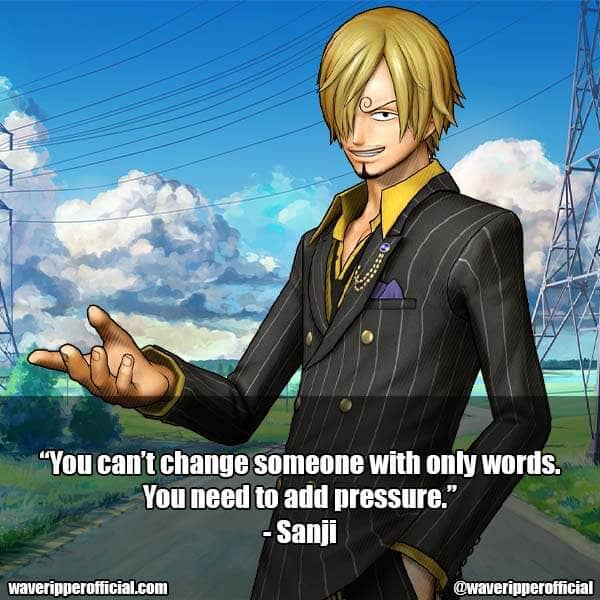 Sanji quotes one piece 4