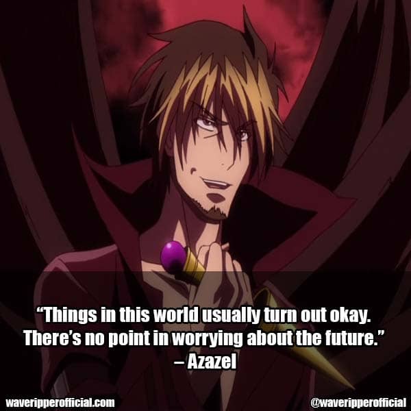 Azazel Quotes from High School DxD