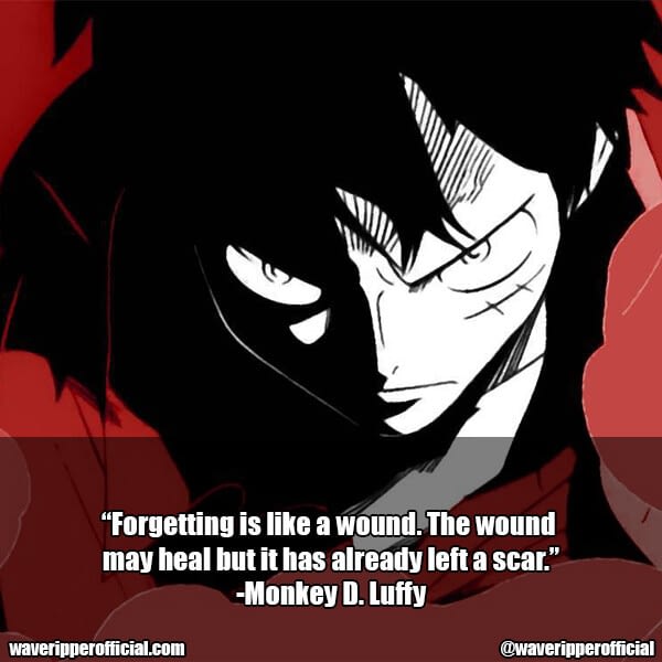 luffy king of the pirates quote