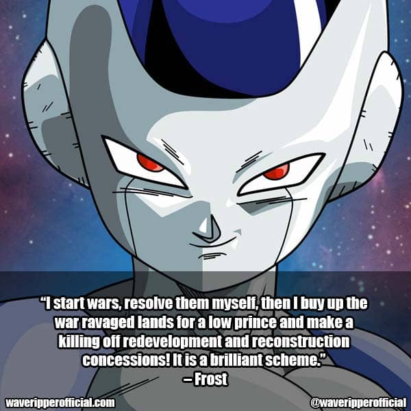 Frost quotes from dragon ball z