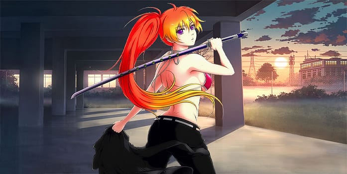 Shura Kirigakure red haired anime