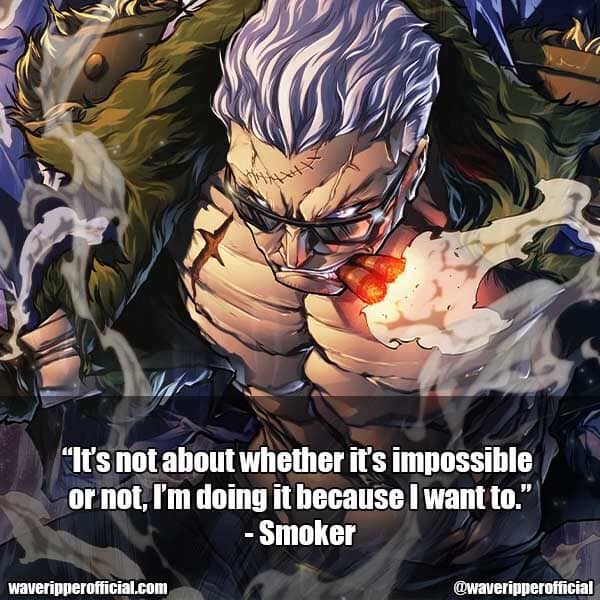 Smoker quotes one piece