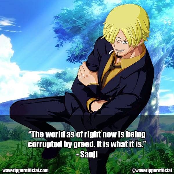 Sanji quotes one piece 3