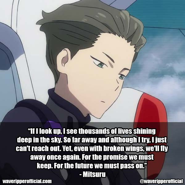 Mitsuru quotes from darling in the franxx