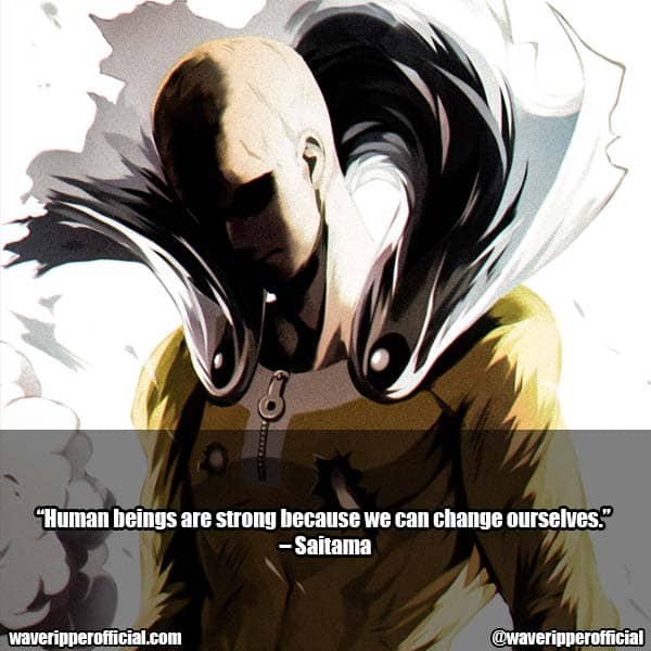 Saitama Quotes  from One Punch Man