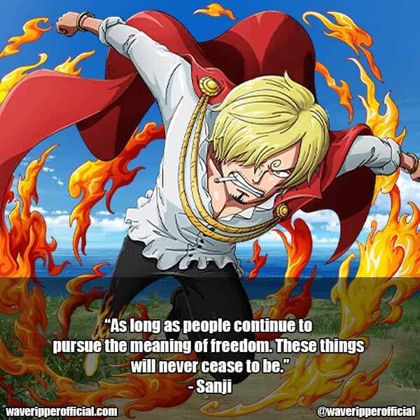 Sanji quotes one piece