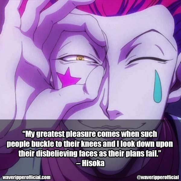 Hisoka quotes 4
