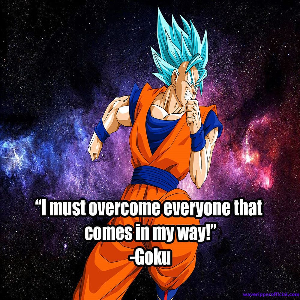 I must overcome everyone that comes in my way