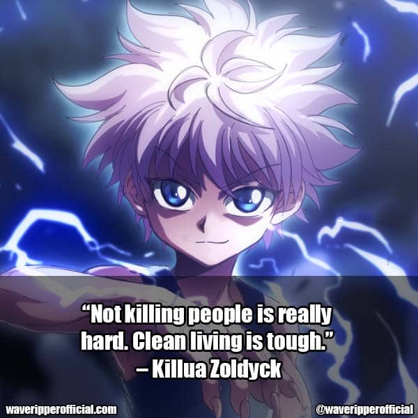 Killua Zoldyck quotes