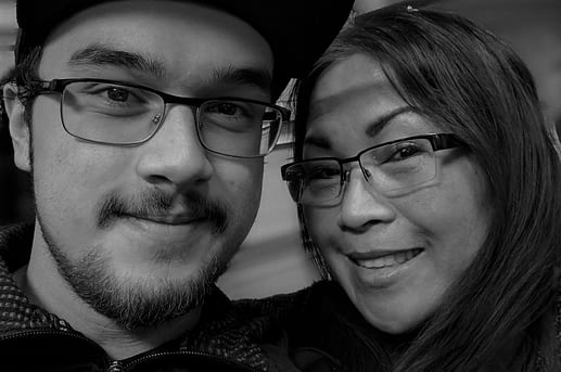 image of joshua with his mom