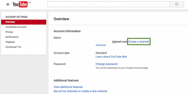 Getting Started on Youtube Using Your Google Account