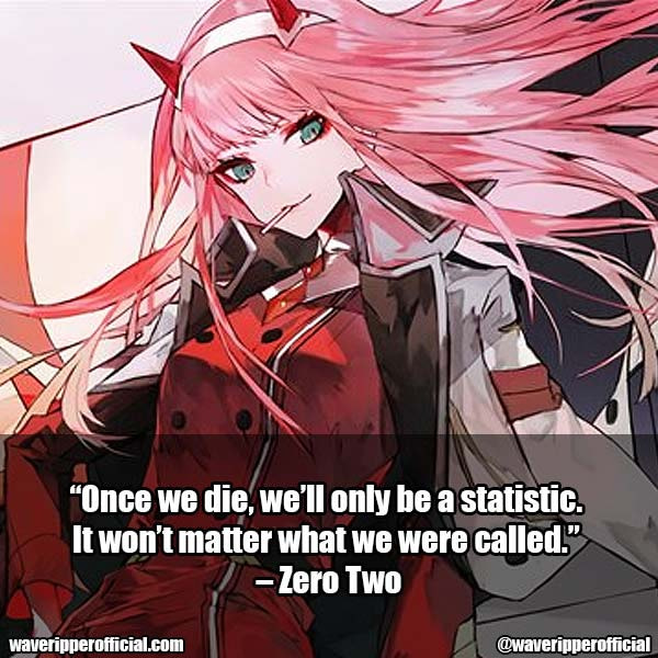 Zero two quotes 4