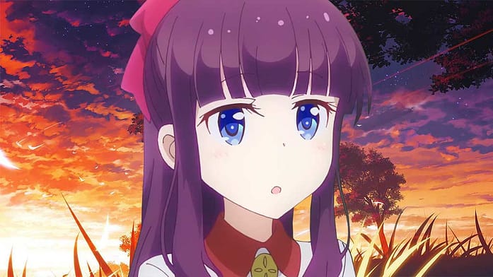 purple haired anime girls - Hifumi