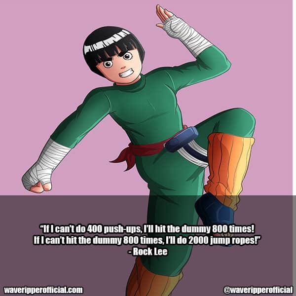 rock lee quotes 9