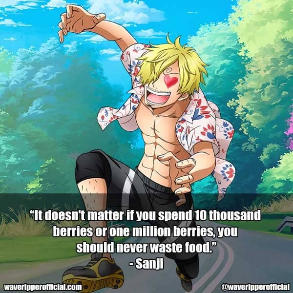 Sanji quotes one piece 5