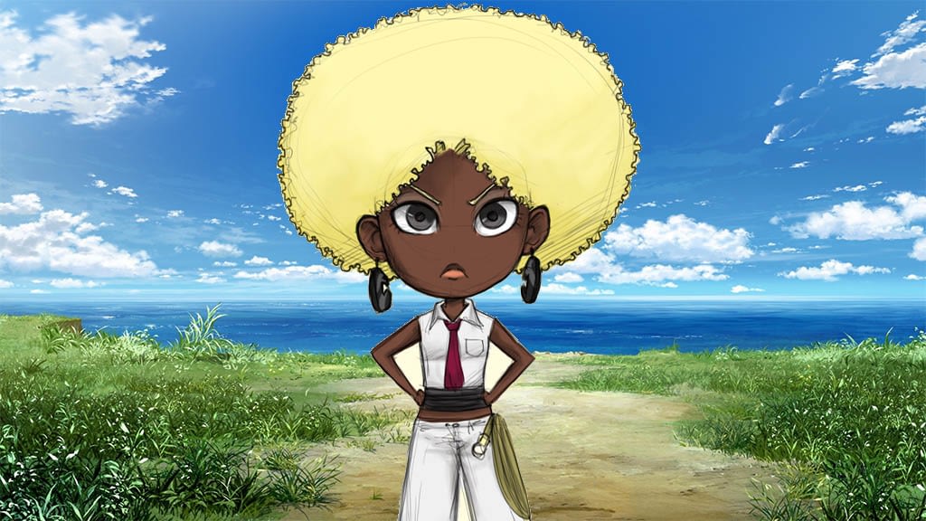 Afro with anime black girl 7 Anime