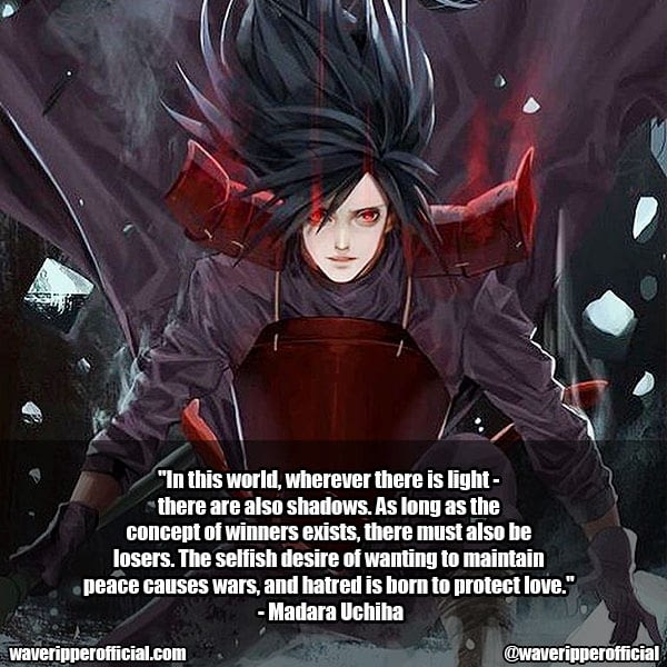 The 15 Best Madara Uchiha Quotes From Naruto Of All Time Waveripperofficial