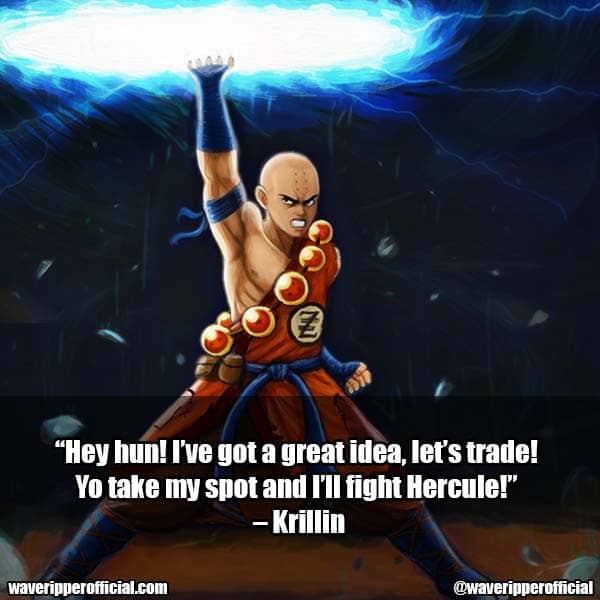 Krillin quotes from dragon ball z